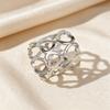 Hollow Out Love Scarf Buckle, Women Silk Scarves Clip, Scarf Ring Wrap Holder Clamp for Hair Accessory Bag Charm Belt Embellishment