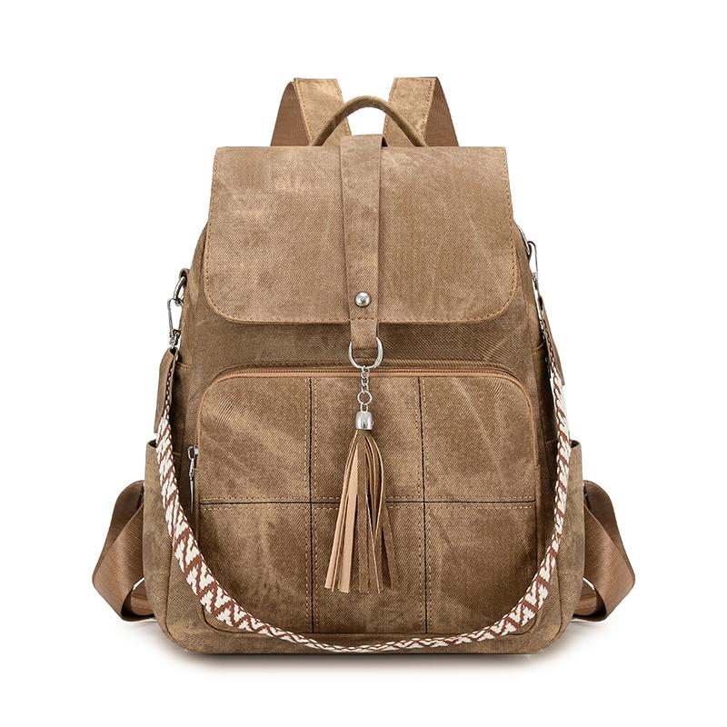 Large Capacity Backpack Women's Lightweight Multi-Function Shoulder Bag