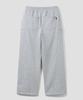 AGOD (Fleece-Lined) Side Big Pocket Wide Sweatpants [Heather Grey]
