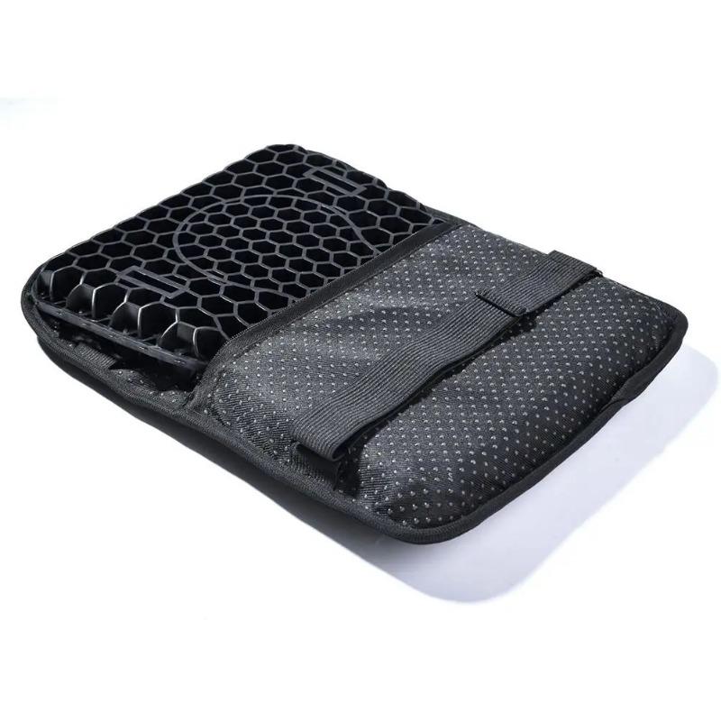 Motocyklový voštinový gelový sedák 3D síťovinaPohodlí Tlumení Absorbuje Tlak Motocyklový Úleva Prodyšný Sedák