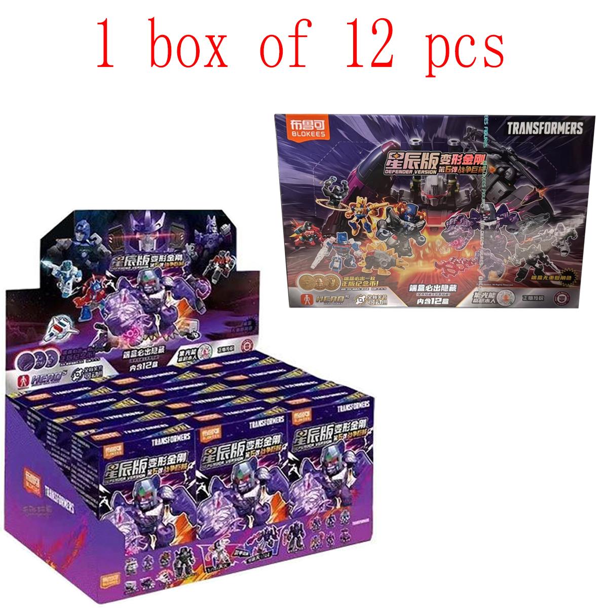 Originele Blokees Transformers Defender Versie Vol.4 Serie Blind Box Anime Merchandise Bouwspeelgoed Verzamelbaar Figuur Leuke Cadeaus