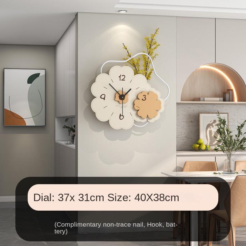 New Wall Clock Light Luxury Modern Home Fashion Watch Living Room Creative Simple Dining Clock Wall High-end Sense