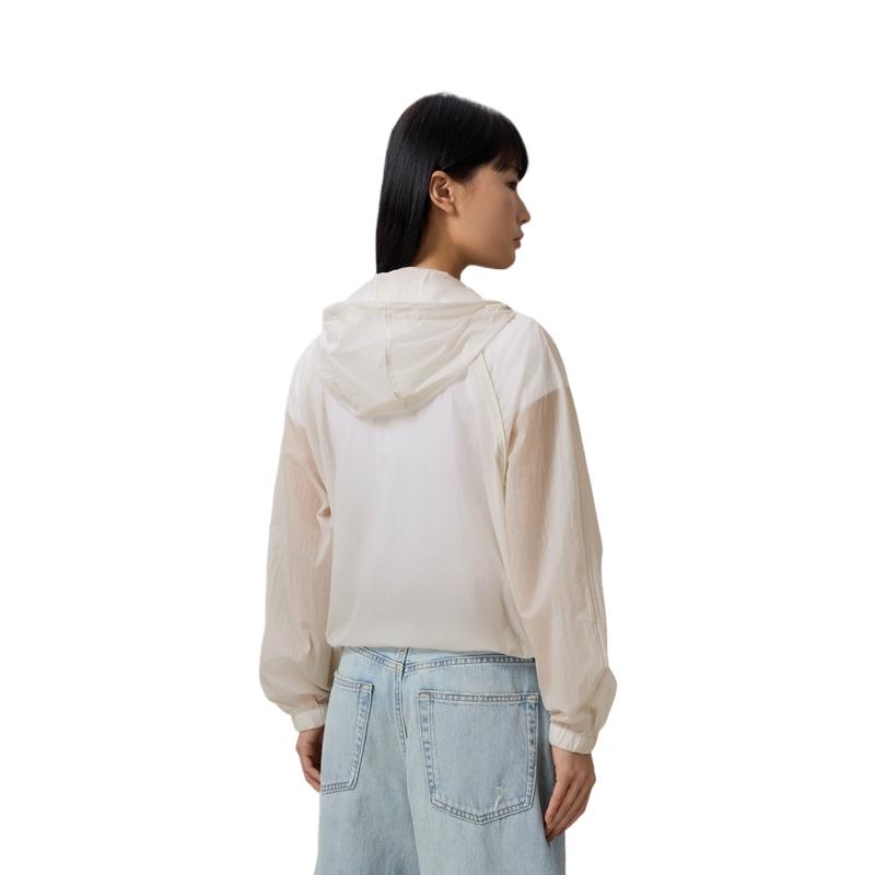 Calvin Klein Outdoor Trendy Casual Lightweight Drawstring Hooded Softshell Jacket Women jackets 47F528G