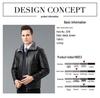 Men's Winter Fleece Lined Genuine Sheepskin Leather Jacket with Fur Trim