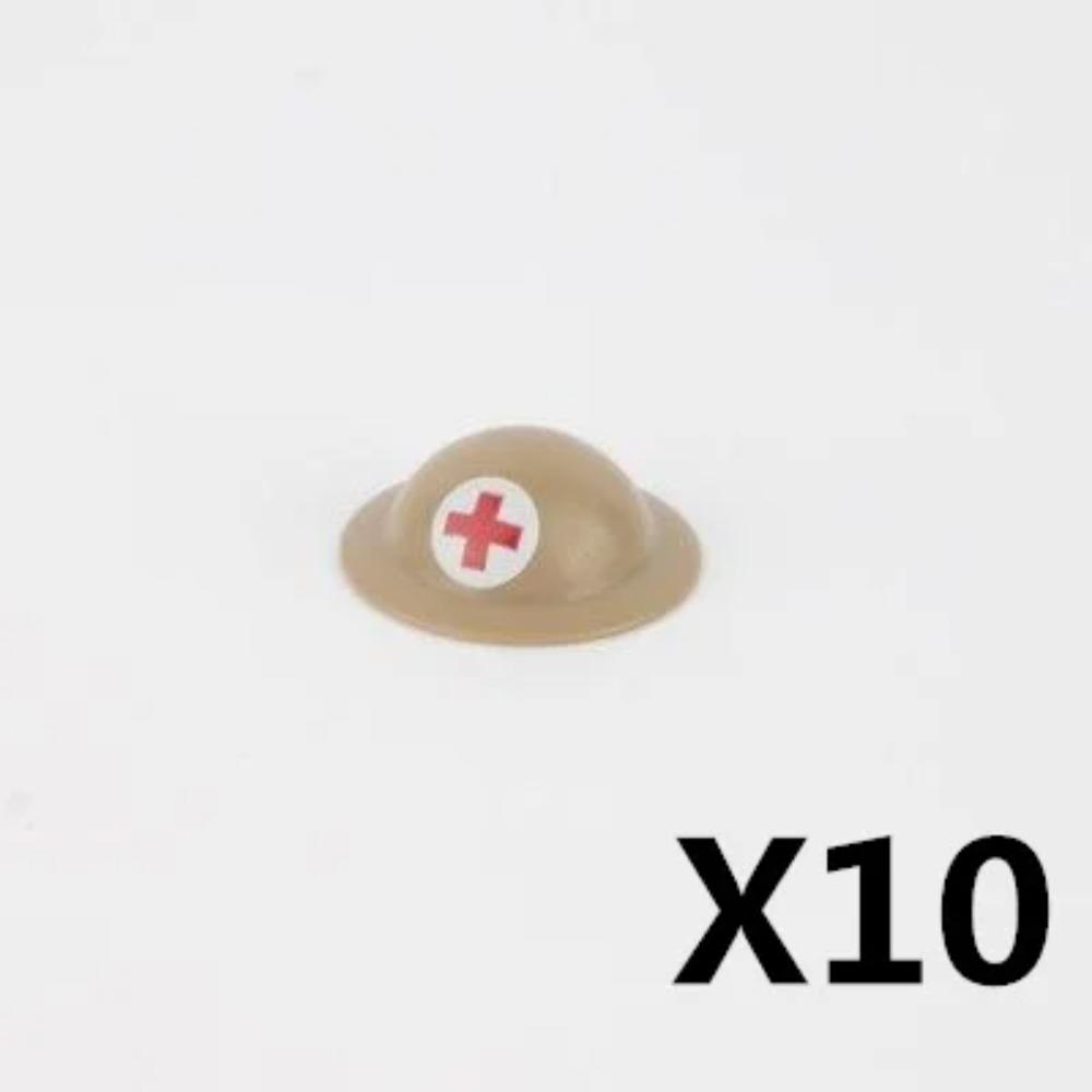 Military WWII MOC Hat Helmet Building Block German  US Soviet Soldier Figure Helmet M1 40 Beret  Accessories Brick Toy Gift K025
