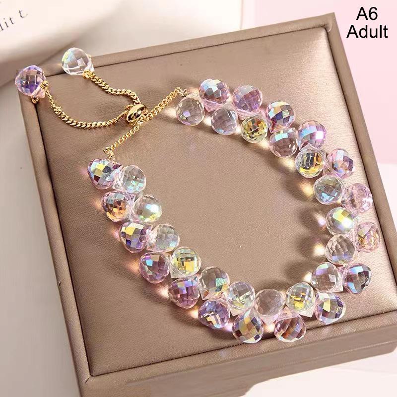 

Искусственный австрийский хрустальный браслет, блестящие каменные бусины, эластичность