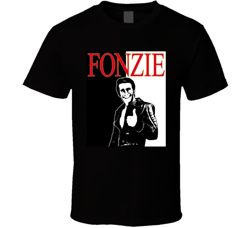 Fonzie Happy Days Cool Retro Scarface Funny T Shirt
