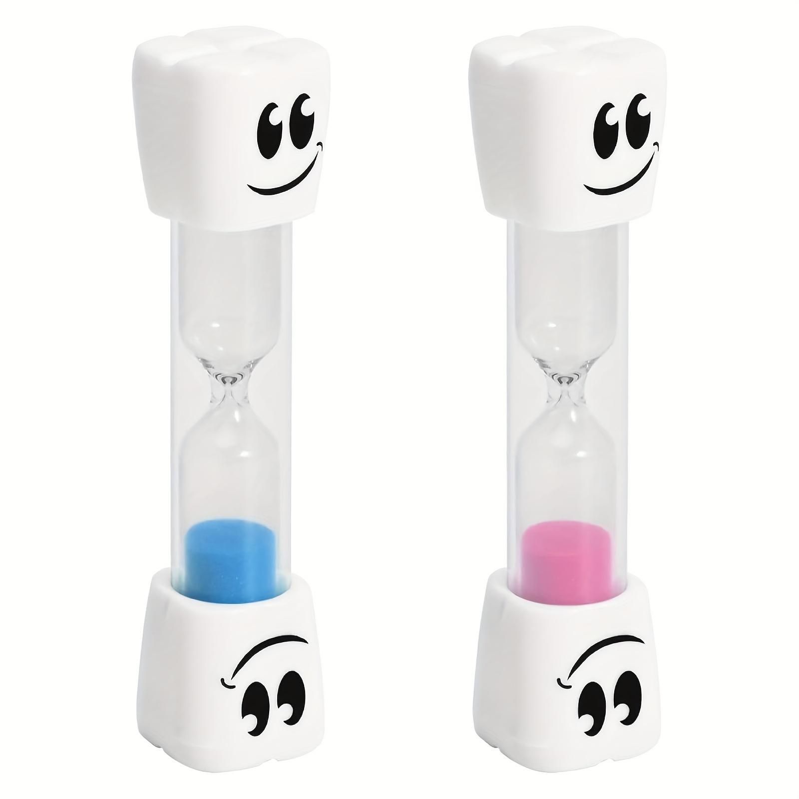 

2 Smile 2-minute Hourglass Timers - Happy Face Hourglass Timer, Concentration Assistance Timer 2pcs