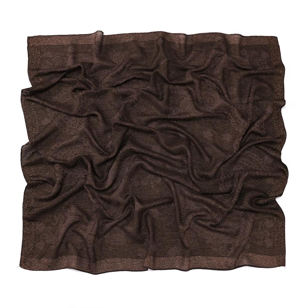 100X100Cm Women Paisley Pattern Malaysian Breathable Square Headscarf Arabian Scarf Middle East Dubai Turkey Palestinian Hijabs