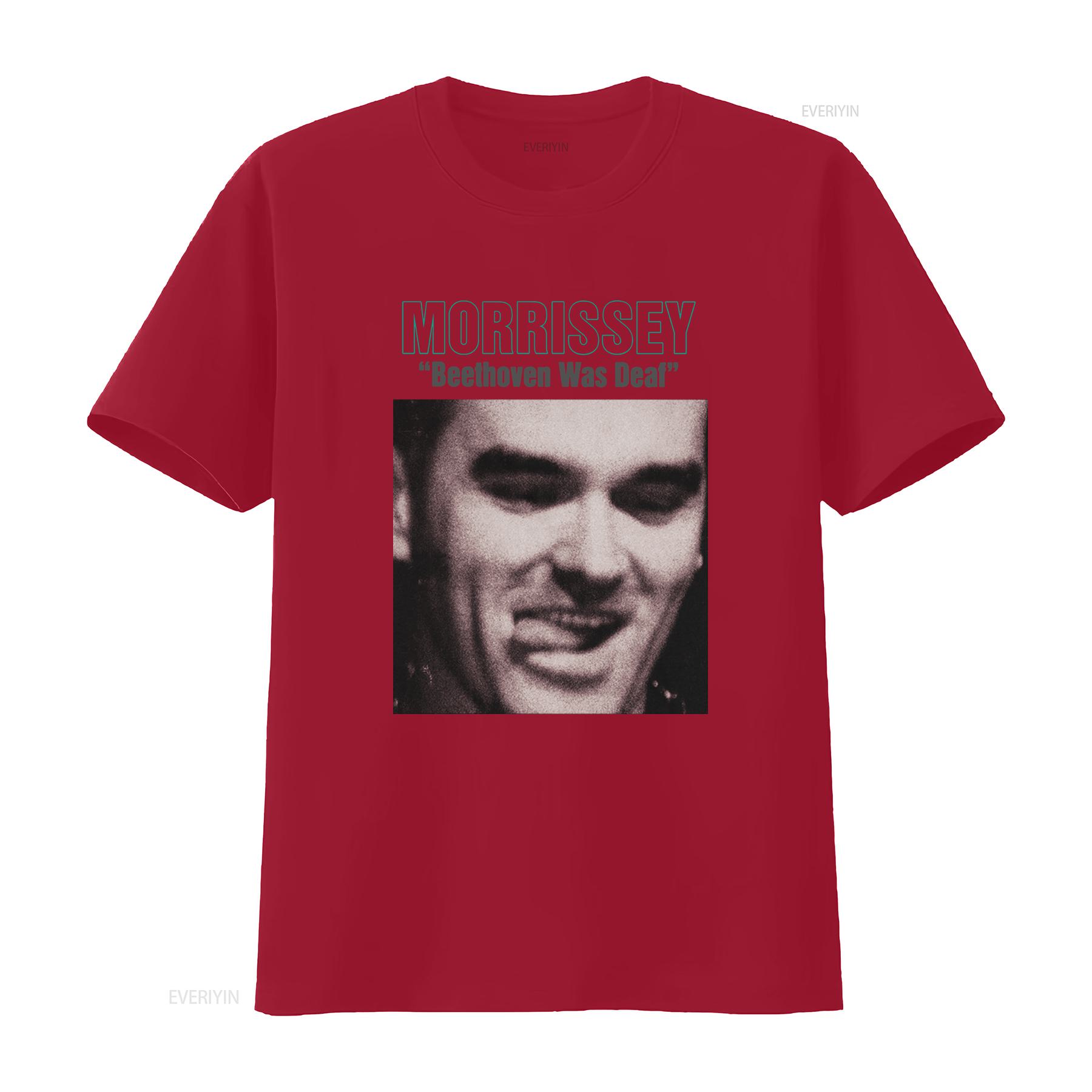 MORRISSEY Beethoven Was Deaf 1993 Organic T Shirt Indie vintage Washed streetwear Comfortable Breathable graphic Slightly Soft S