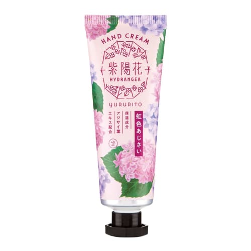Yururito Global Product Planning Yururito Hydrangea Hand Cream, Rainbow Hydrangea, 40mL