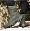 Men's Winter Adventure High-Top Combat Boots - Large Size, Warm, Outdoor Desert & Mountaineering