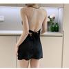 Pure Desire Suspender Nightdress Female Lace Sexy Sexy Pajamas Hot Private Room Temptation Split Fork Short Female Hair