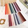 Gradient Color Threaded Long Rod Candle Home Romantic Wedding Decoration Spiral Rod Wax