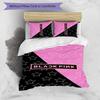 KPOP 3pcs Bedding Set Duvet Cover Closure Includes 1 Duvet Cover & 2 Pillowcases for All Seasons Bedroom Home Dorm Decor