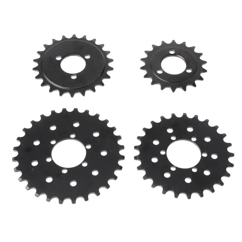 410 Chain Sprocket 18T/22T/25T/28T Fixed Gear Sprocket Suitable for Electric Scooters Bicycles Motorized Bikes and Pit Bike