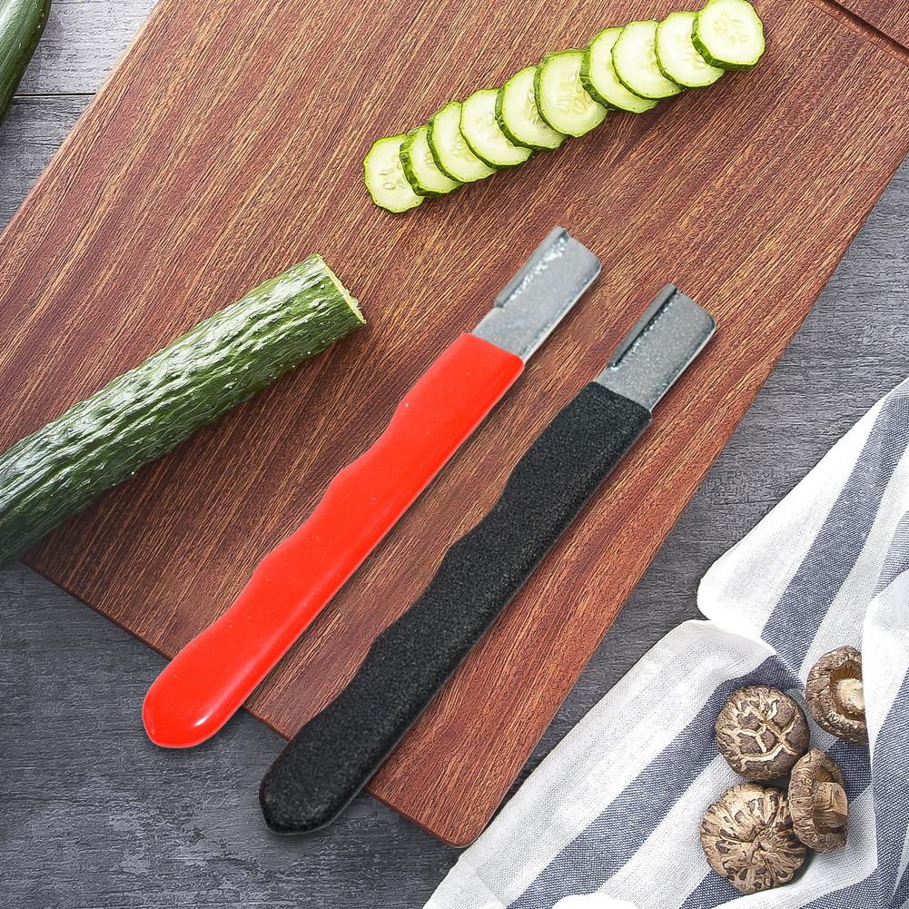 6/12PCS Pocket Sharpening Stone with Cover Pruner Sharpener Stainless Steel Garden Shears Sharpening Tool for Kitchen Garden