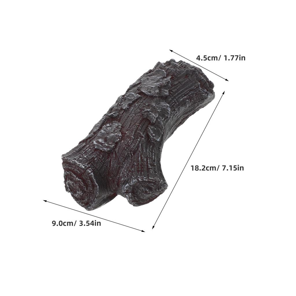 Artificial Fireplace Logs Realistic LED Light Christmas Fake Fire Decorative Fire Log Festival Use