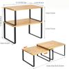 Movable Kitchen Shelf & Living Room Organizer: Spice Rack & Desktop Storage Solution