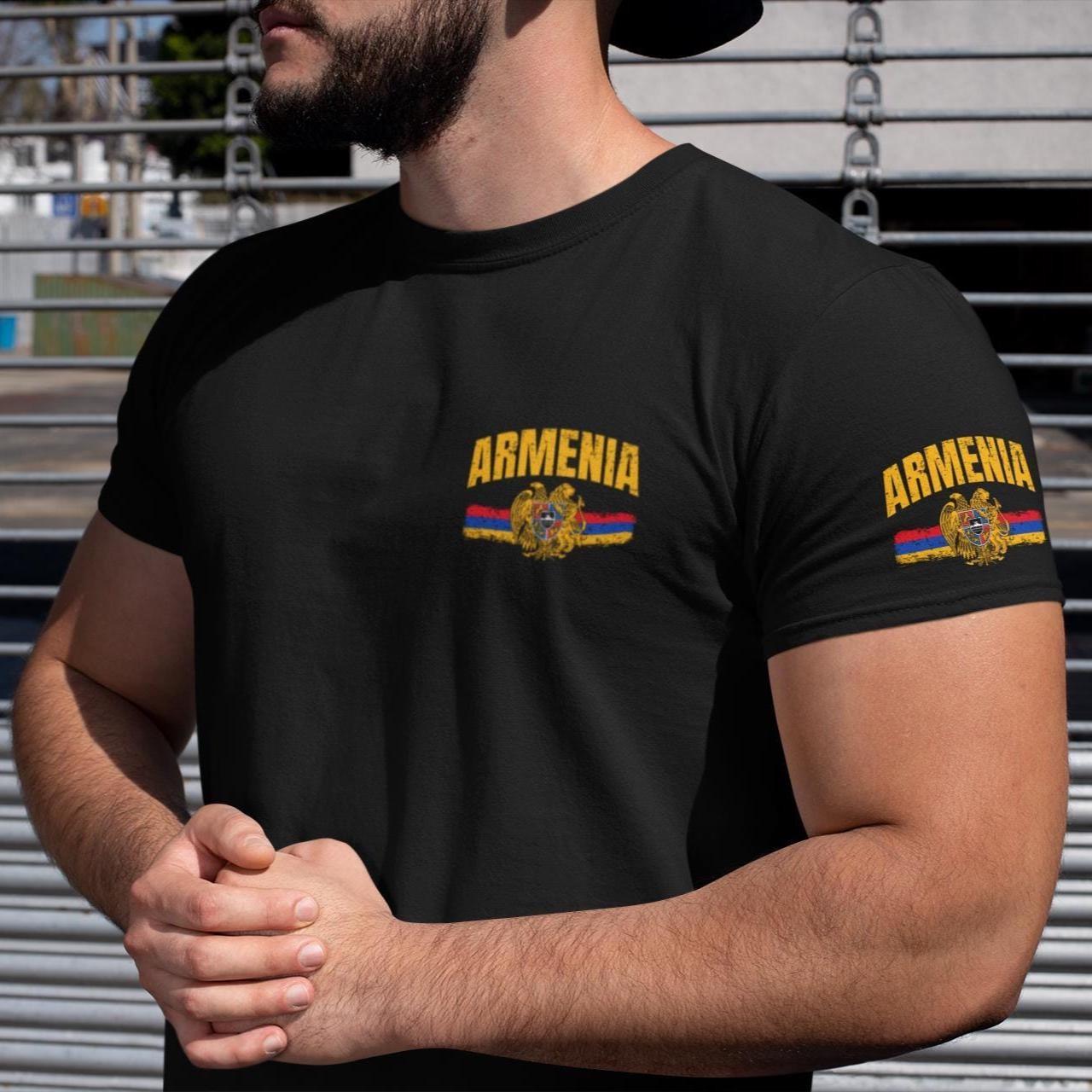 Armenia T-Shirt Mens Womens Tees Top | Armenian Flag Shirt | Armenia Logo Tee | Armenian Pride XL