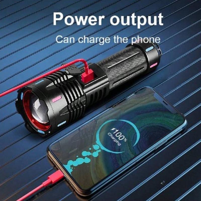 8000000LM Super Powerful Flashlight 800W Rechargeable Torch Light 2000 Meters High Power LED Flashlights Waterproof Lantern
