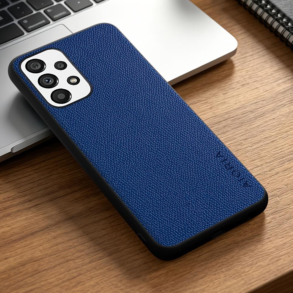 Phone Case: for Samsung for Galaxy A13 A23 A33 A53 A73 Case Solid Color Elegant Synthetic Leather Stylish Phone Case