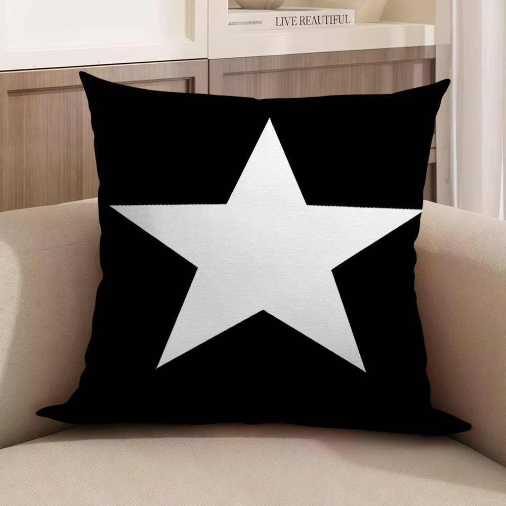 Federa per Cuscino a Forma di Stella Toon Regalo Copricuscino Camera da Letto Casa Divano Sedia Seduta Decorazione Federa