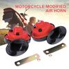 Air Motorcycle Horn 12V Car Horn 48W Waterproof Snail Air Horn 300DB Super Loud Horn for Motorcycle Car Truck SUV Boat
