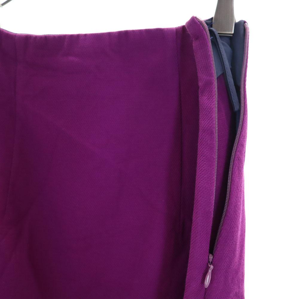 MIUMIU Made In Italy Mini Length Skirt 38 Purple Women Used