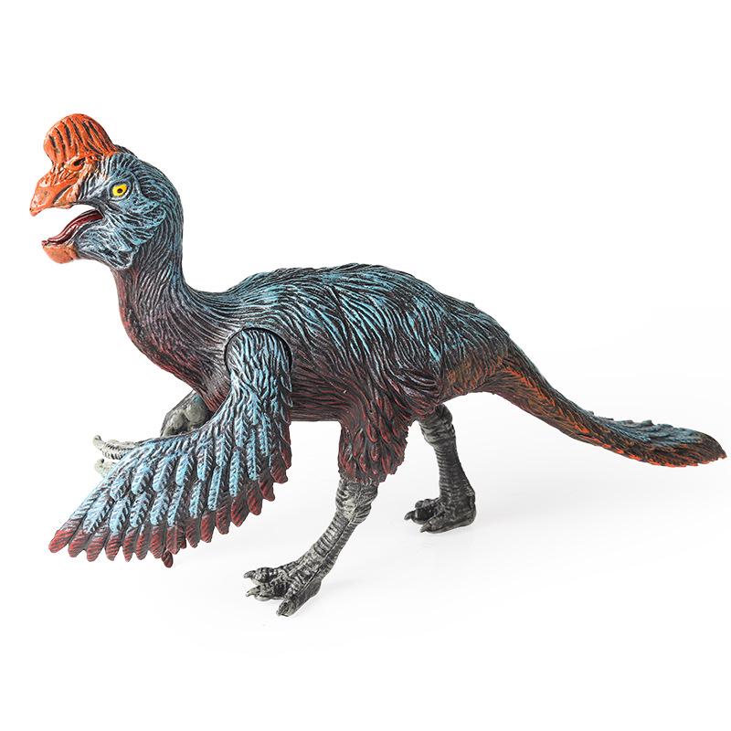 Oviraptor Dinosaur Model Toy Figure - Cretaceous Animal Ornament for Children's Learning and Play