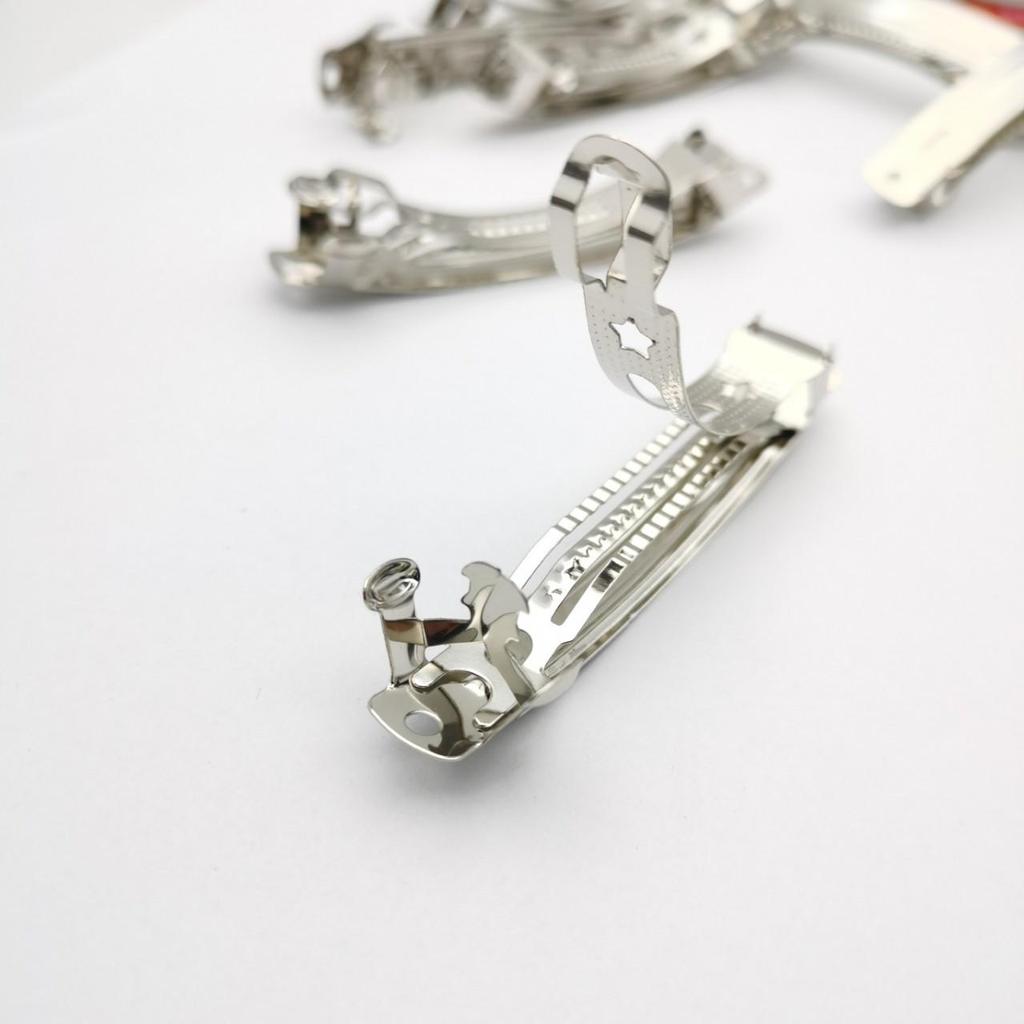 8cm Fünfzackiger Stern Federclip Haaraccessoires - 3er Set