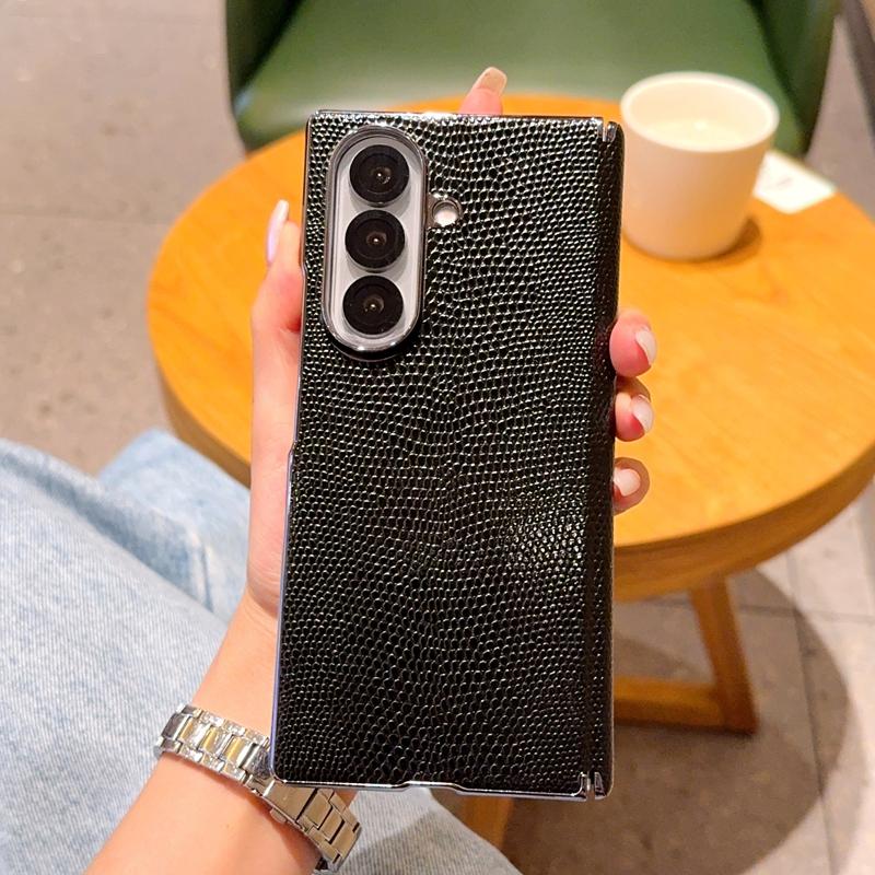 For Samsung Galaxy Z Fold 7 Case Luxury PU Leather Skin Middle Hinge Protective Back Cover Case For Samsung Z Fold 7 Shell