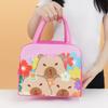 Oxford Cloth Capybara Lunch Bag 8 Colors Aluminum Film Lining Thickened Thermal Insulation Bag Cartoon Pattern Capybara Ice Pack