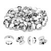 40PCS Bloqueo Alfiler Espalda Metal Alfiler Apoyo Para Guardar Cierre