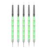 5PCS 5.8*0.2*0.04in Nail Art Silicone Pens Double Ended Multi Functional Embossing Modeling Pens Silicone Tip Clay Craft Tools