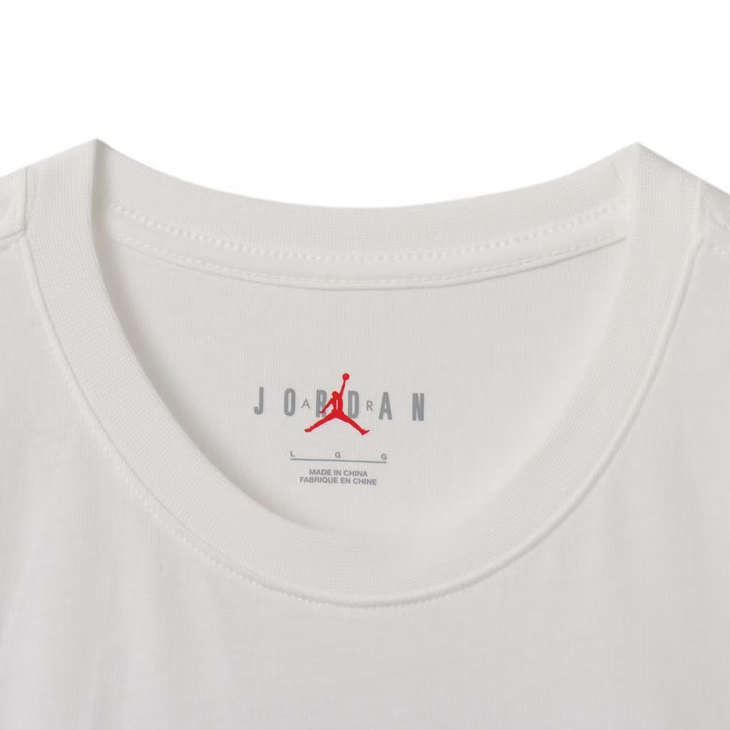 Jordan Jumpman FW24 MJ Osaka City LBR SS Crew Series Versatile Soft Short Sleeve T-Shirt Men Tops White HQ1289-100