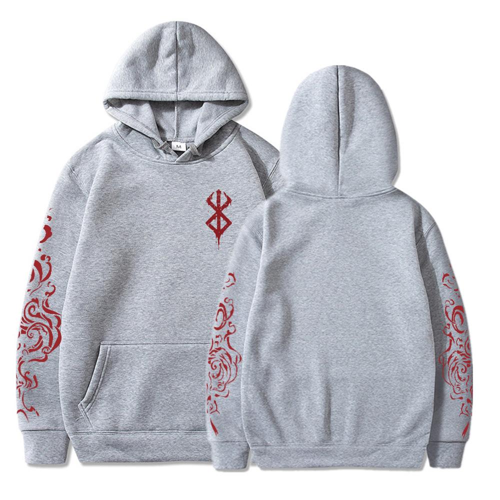 Anime Berserk Acid Hoodies Printed Men Women Fashion Long
