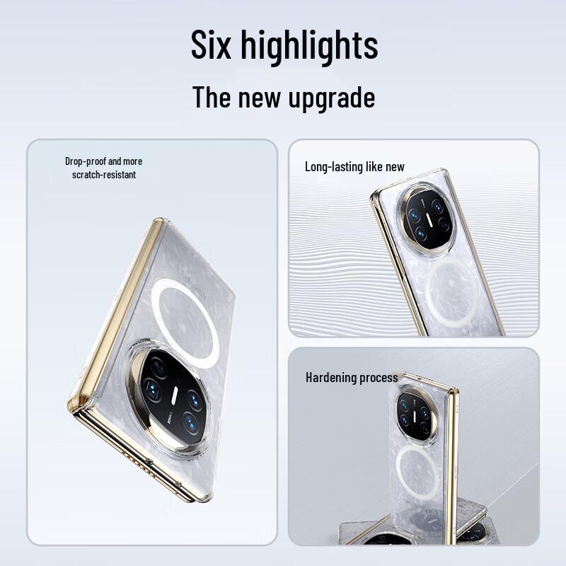 Huawei Mate X6 Transparent Folding Phone Case