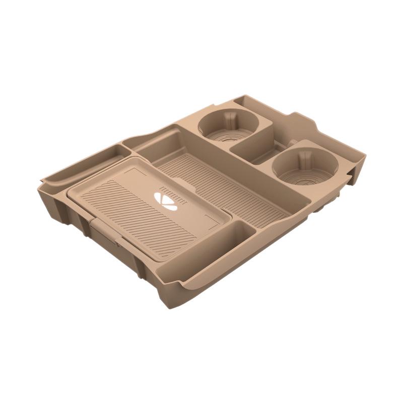 Chery Fengyun T11 Console Storage Organizer: Silicone Box for Car Accessories.