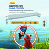 USB Fish Tank Clip Light, Dimmable Color, LED Aquarium Light for Aquatic Plant Grow Landscapes Decoration with Timer Function