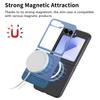 Durable Magnetic Phone Case for Samsung Galaxy Z Flip Series - Hard PC Shell Protective Cover for Flip6 Flip5 Flip4 Flip3 5G
