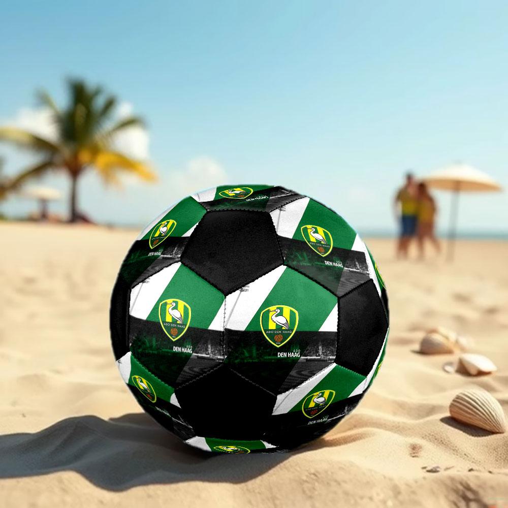 1pc ADO Den Haag Soccer Ball Size 5 Indoor Soccer Ball Fashion Colorful Backyard Game - Great For Sports Fans Gift HE6