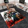 1pc My Hero Academia Theme Chair Mat - Anime Cartoon Design Office Rug - Non-Slip Carpet for Desk - Suitable for Home Decor, Living Room, Bedroom, Gam