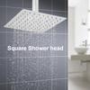 Modern  Stainless Steel Rainfall Rain Shower Head Bathroom Top Sprayer  Shower Head Stainless Steel Shower Head