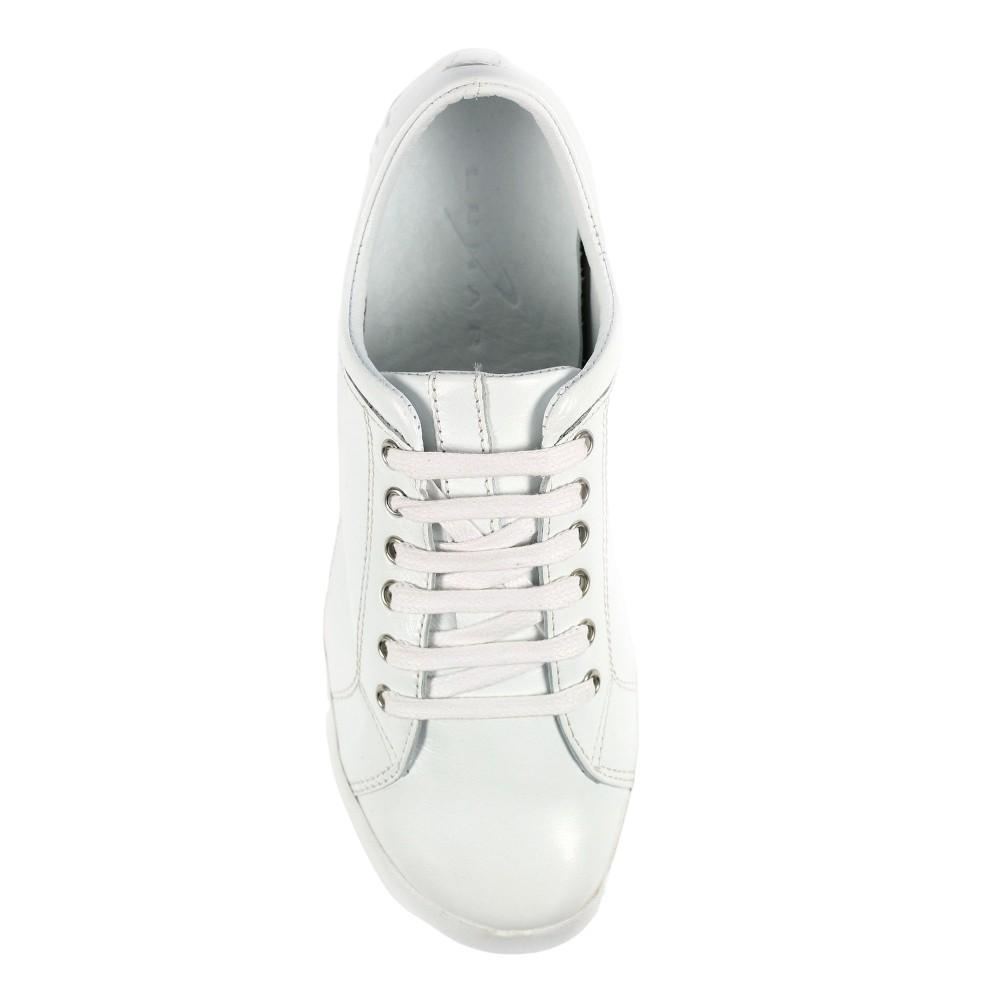 Lunar Womens/Ladies Carrick II Leather Trainers