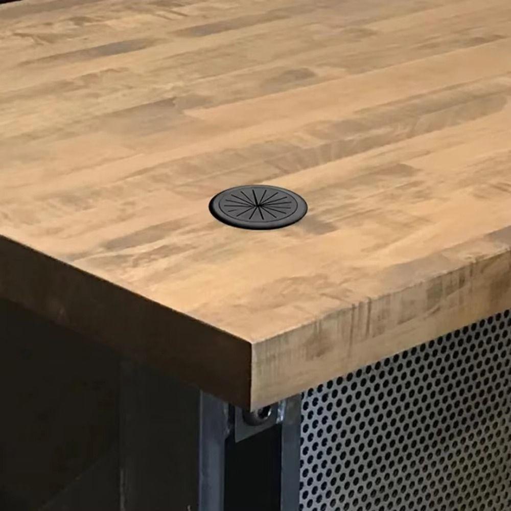 10Pcs Flexible Outlet Wire Hole Cover Threading Box Cable Passing Box Cable Hole Cover  Office Table