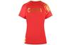 Li Ning Table Tennis Clothing Women's Total Cherry Red V Neck Moderate AAYR358-1