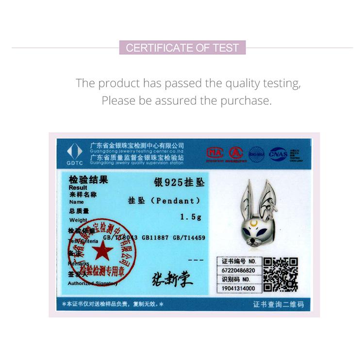 WOSTU 925 Sterling Silver Punk-style Rabbit Animal Charm Bead for Women Fit Original DIY Bracelet Jewelry