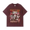 275 GSM Washed T-shirts 100% Cotton One Piece V17 Ace Print Unisex Heavy Cotton T Shirt