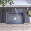 TLXT Large Single Bowl Quartz Kitchen Sink